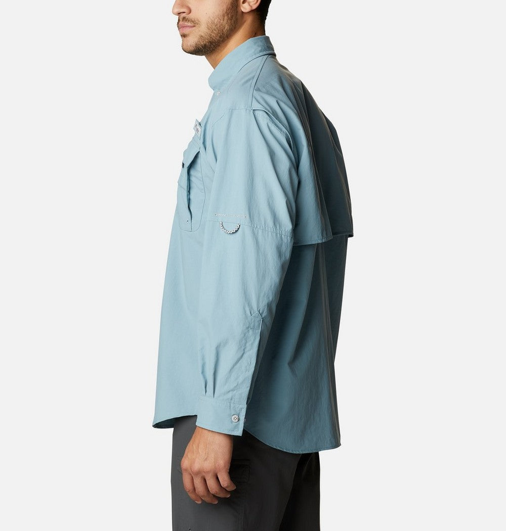 Men's Tall Long-Sleeve Vented Fishing Shirt - Gray