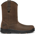 10-Inch Waterproof Pull-On Work Boot - Brown