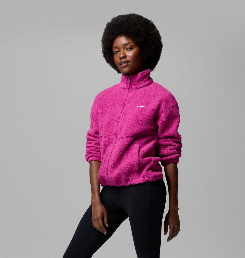 Women's Full-Zip Fleece Jacket - Tobacco