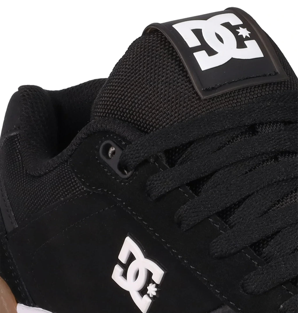 Men's Suede Skate Sneaker - Black White Gum