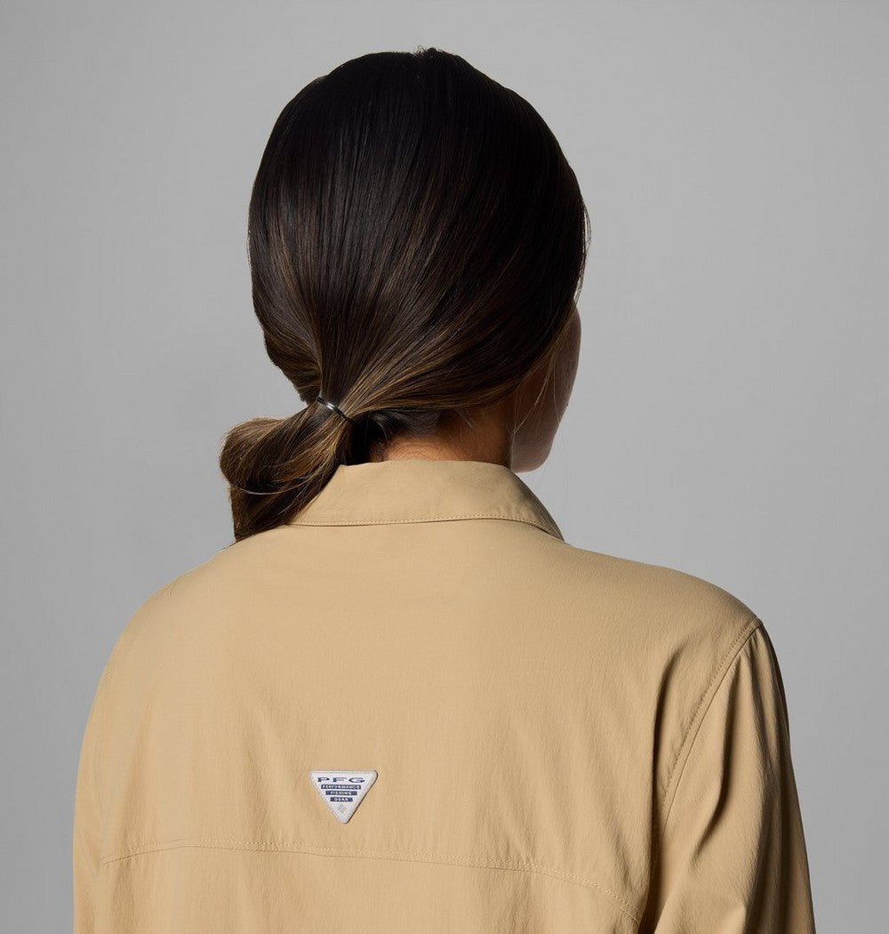 Women's UPF 50 Roll-Tab Fishing Shirt - Lavender