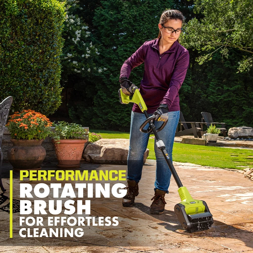 18V Cordless Outdoor Patio Cleaner Kit