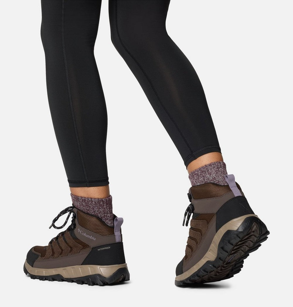 Women's Mid Waterproof Hiking Shoe - Burgundy