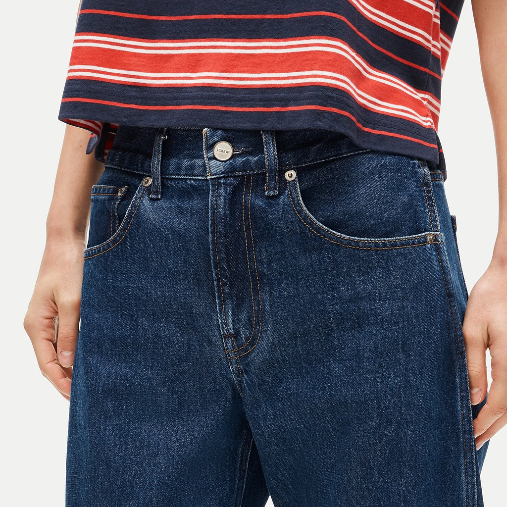 Women's High-Rise Barrel Jeans - Blue