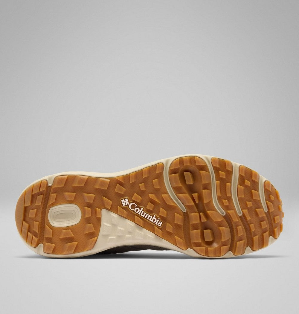 Women's Mesh And Suede Walking Shoe - Beige