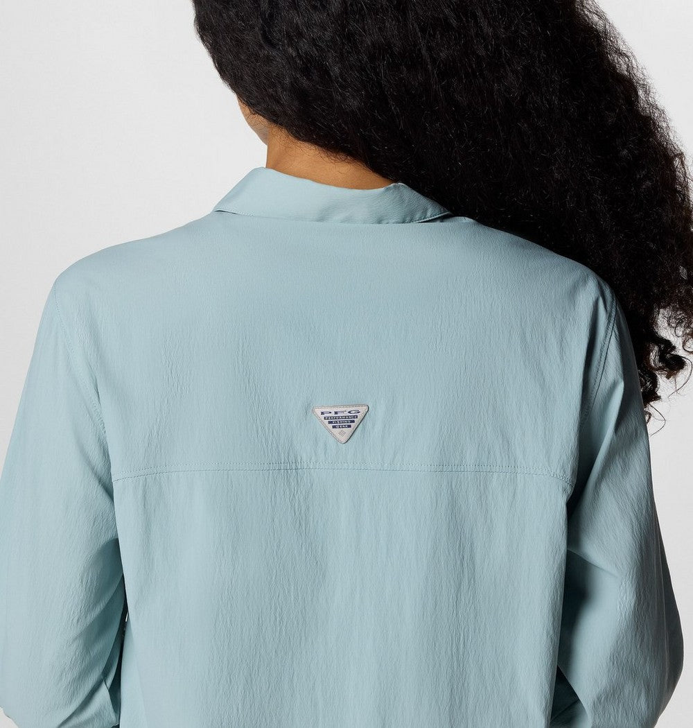 Women's UPF 50 Roll-Tab Fishing Shirt - Lavender