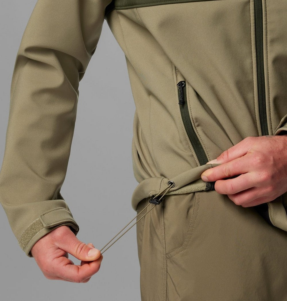 Men's Water-Resistant Softshell Jacket - Spice