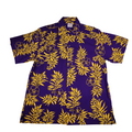 Mini Tahitian (Purple/Gold) Hawaiian Shirts