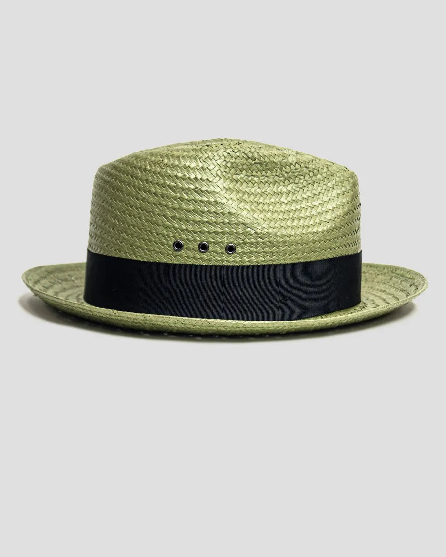 Miller Ranch Straw Trilby Fedora - Avocado