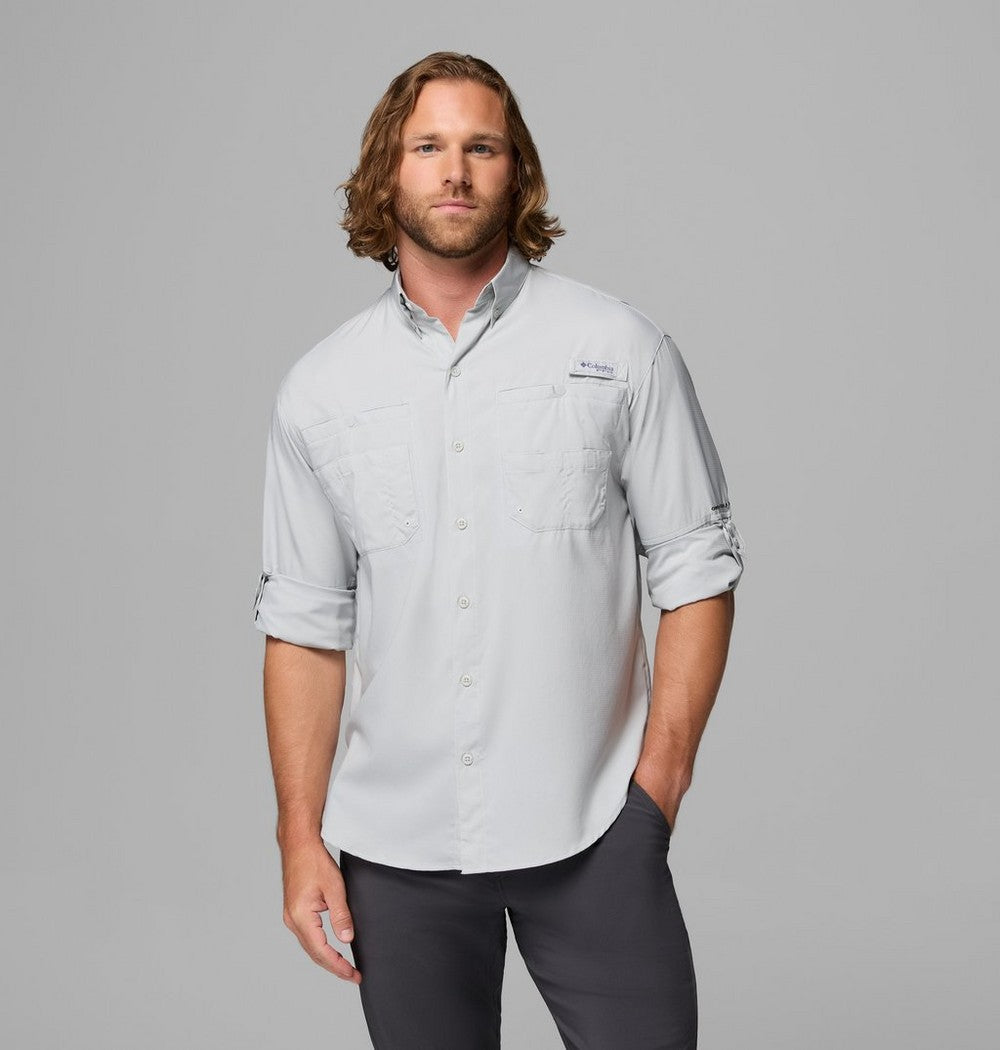 Men's Long-Sleeve Fishing Shirt - Teal