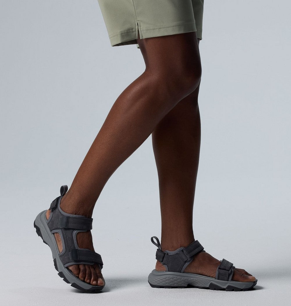 Women's Adjustable Nubuck Hiking Sandal - Black