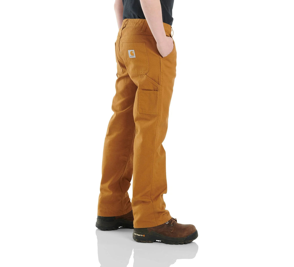 Boys' Cotton Canvas Utility Pants - Brown