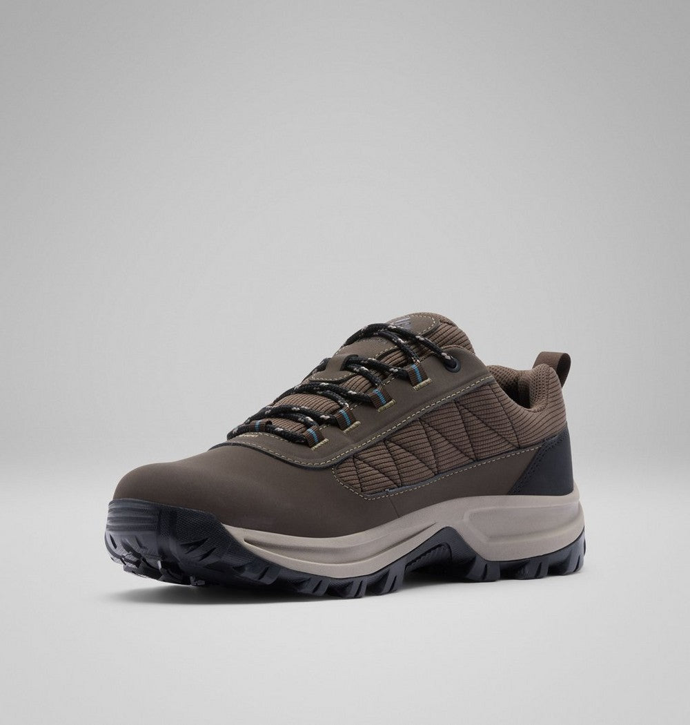 Men's Waterproof Low Hiking Shoe - Gray Red