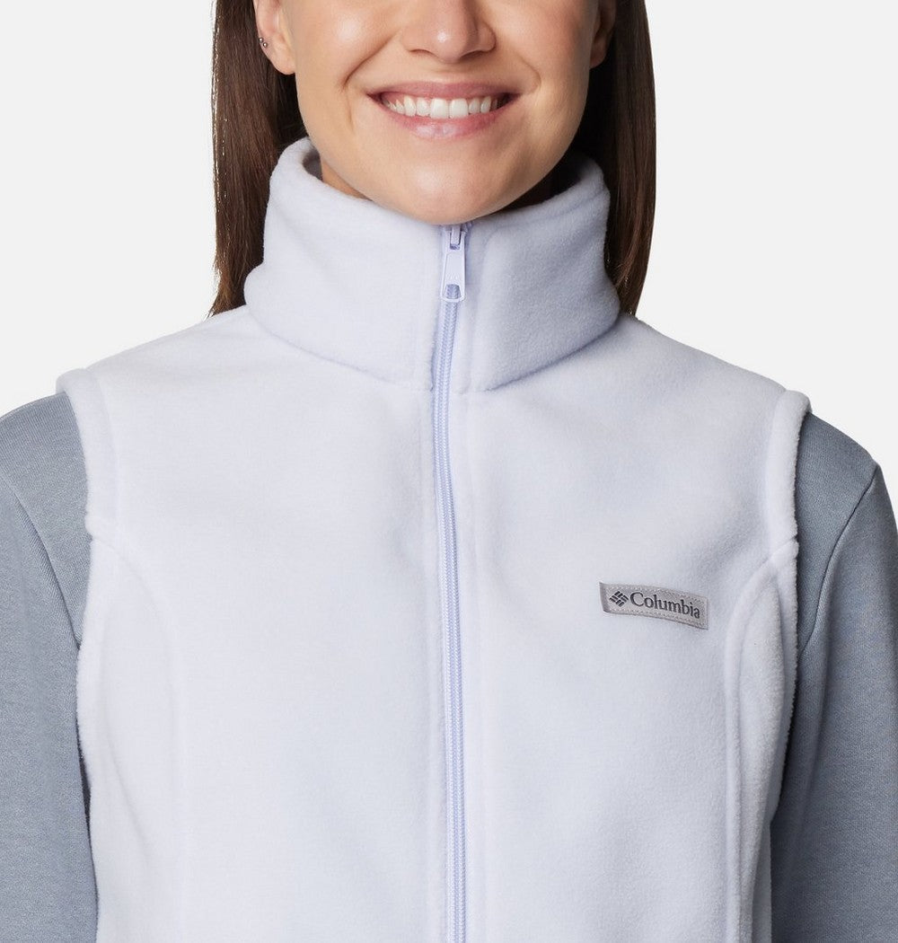 Women's Fleece Vest - Chalk