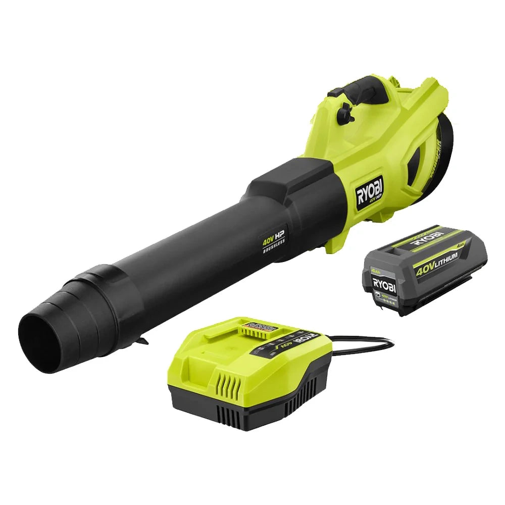 40V Brushless 650 CFM Cordless Leaf Blower Kit