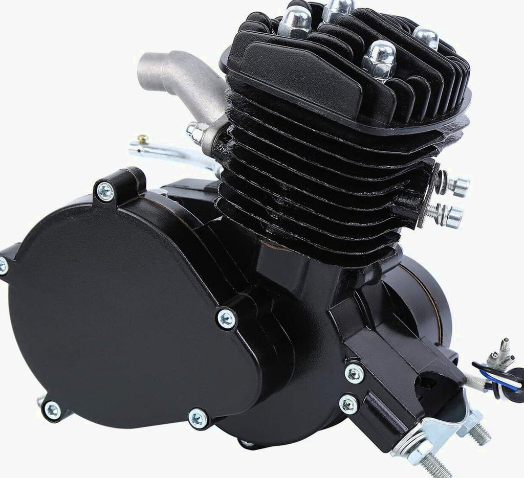 Sange 50cc 2-Stroke Petrol Motor Conversion Kit For 26 Inch And 28 Inch Bikes - Black, Air-Cooled