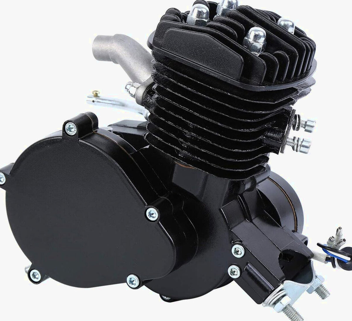 Sange 50cc 2-Stroke Petrol Motor Conversion Kit For 26 Inch And 28 Inch Bikes - Black, Air-Cooled