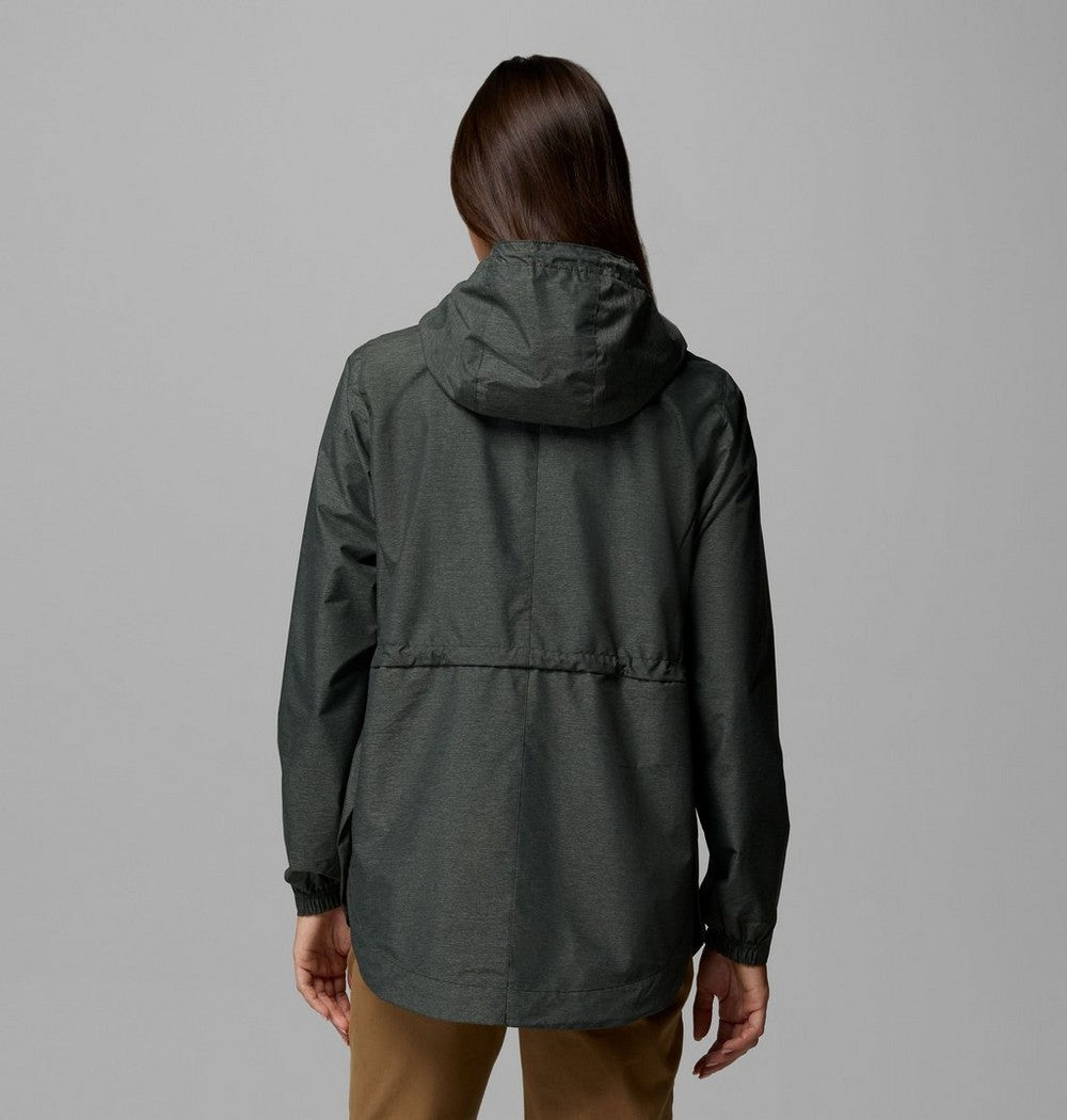 Women's Lightweight Hooded Rain Jacket - Fuchsia