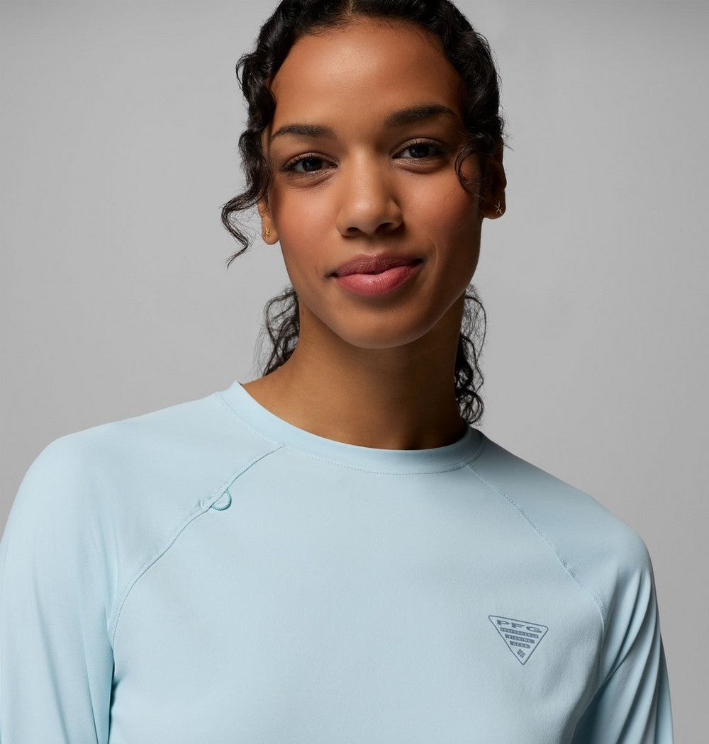 Women's UPF 50 Long Sleeve Sun Shirt - White