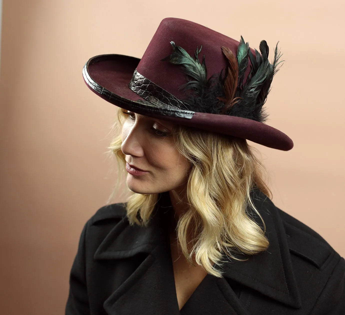 Leather Cowboy Hat