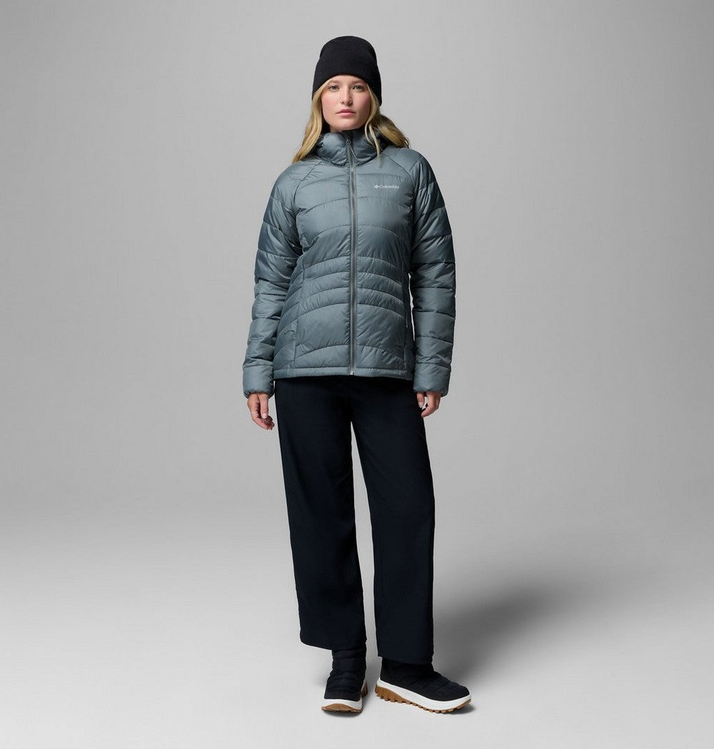 Women's Insulated Hooded Jacket - Wine