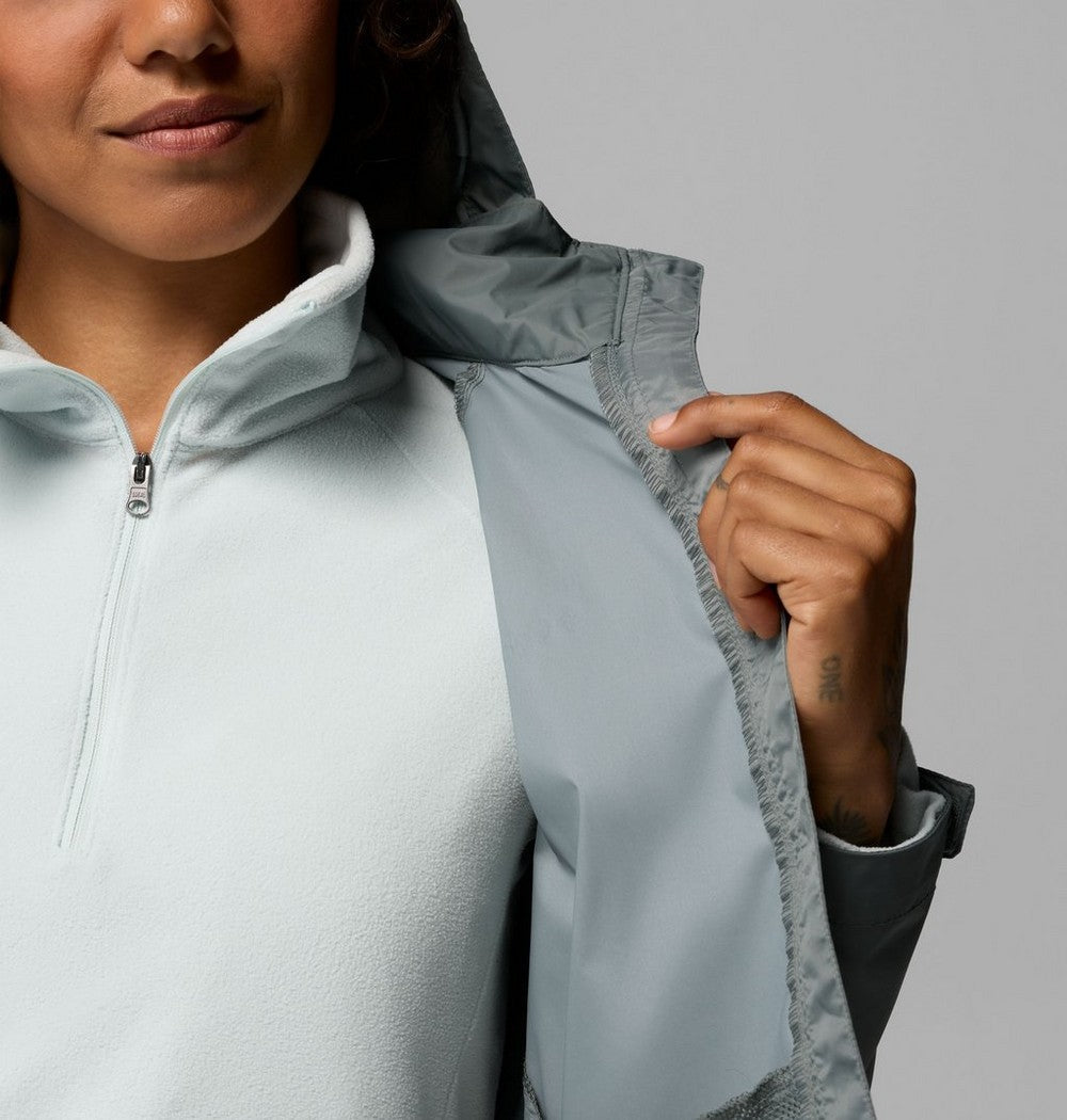 Women's Packable Water-Repellent Jacket - Blue