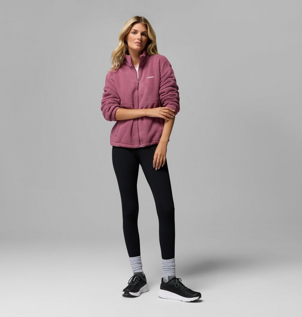 Women's Full-Zip Fleece Jacket - Tobacco
