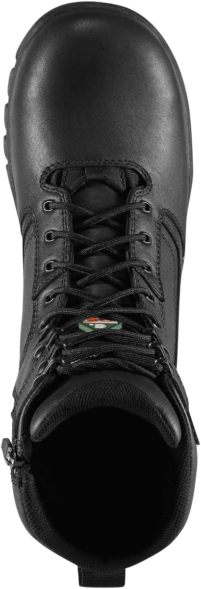 Men's 8-Inch Waterproof Side-Zip Duty Boot - Black