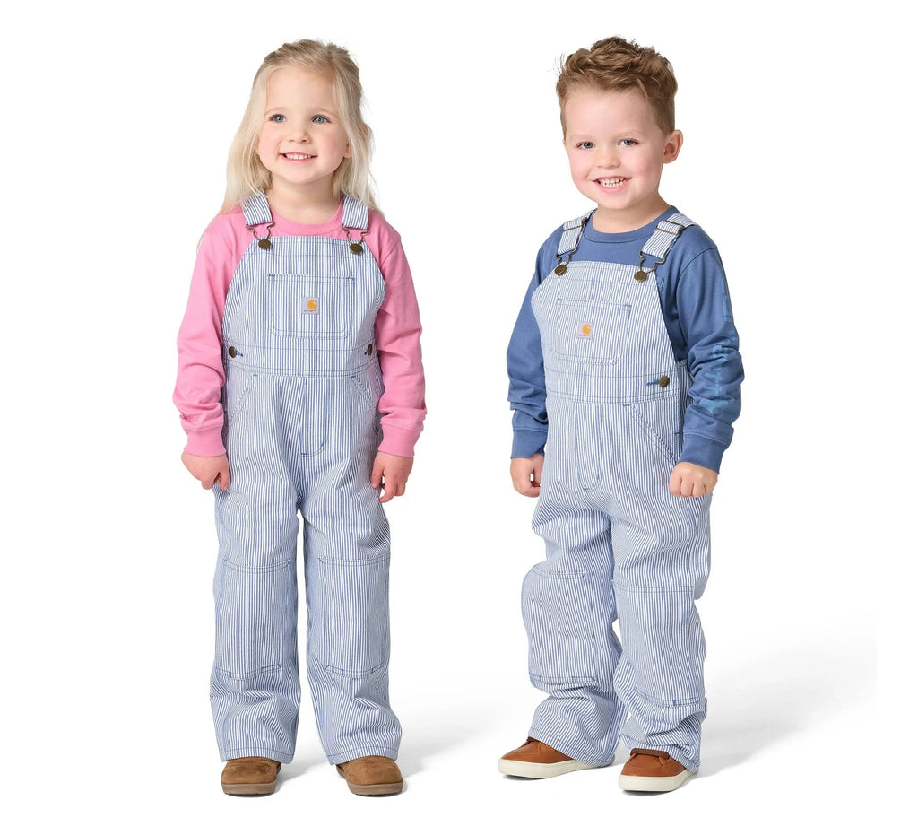 Toddler Stripe Cotton Twill Bib Overalls