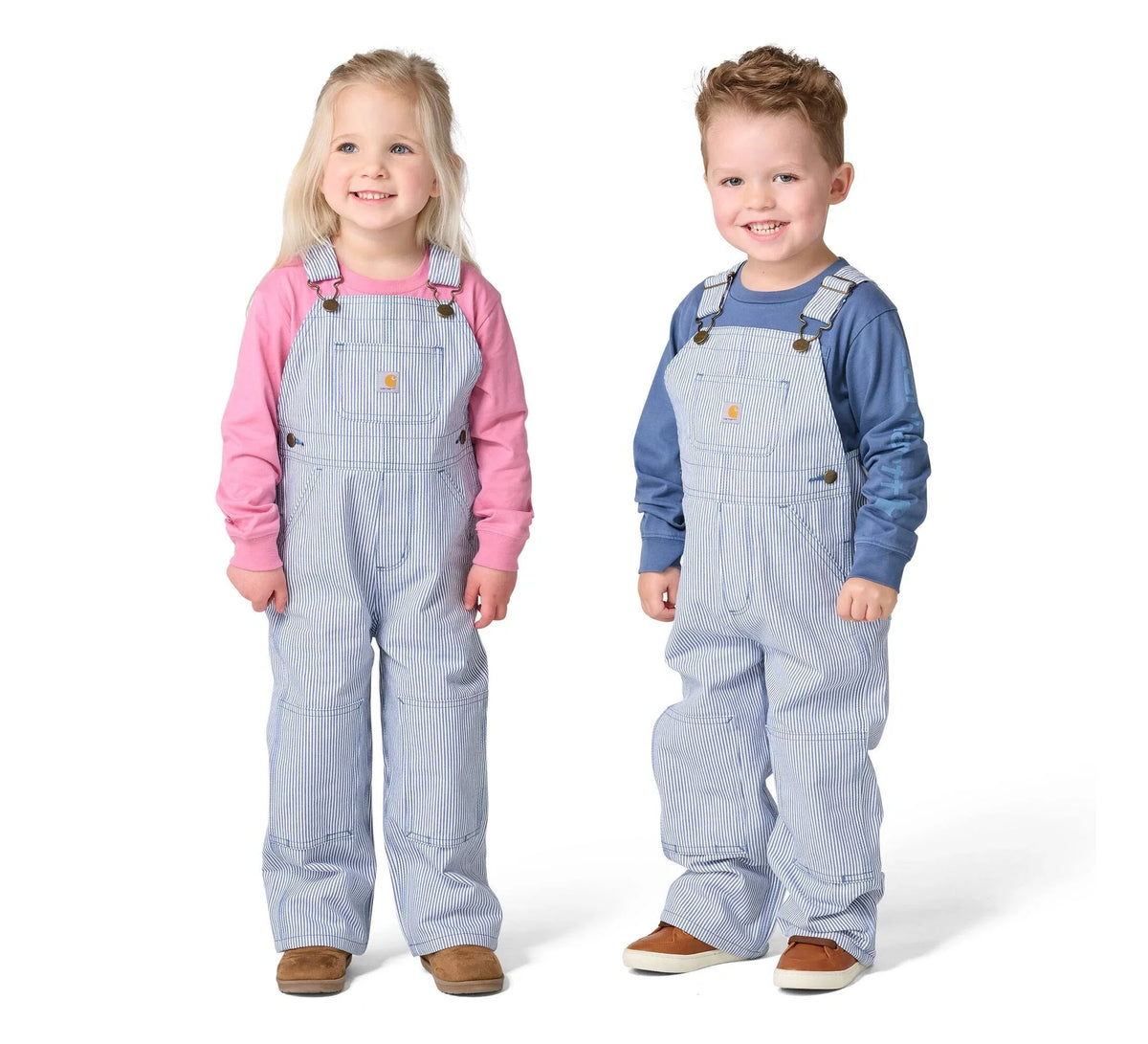 Toddler Stripe Cotton Twill Bib Overalls