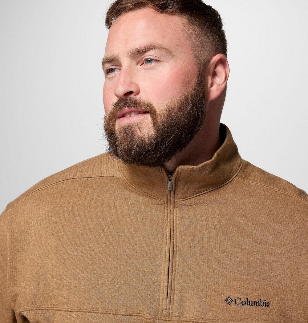 Men's Big Half-Zip Fleece Pullover - Blue