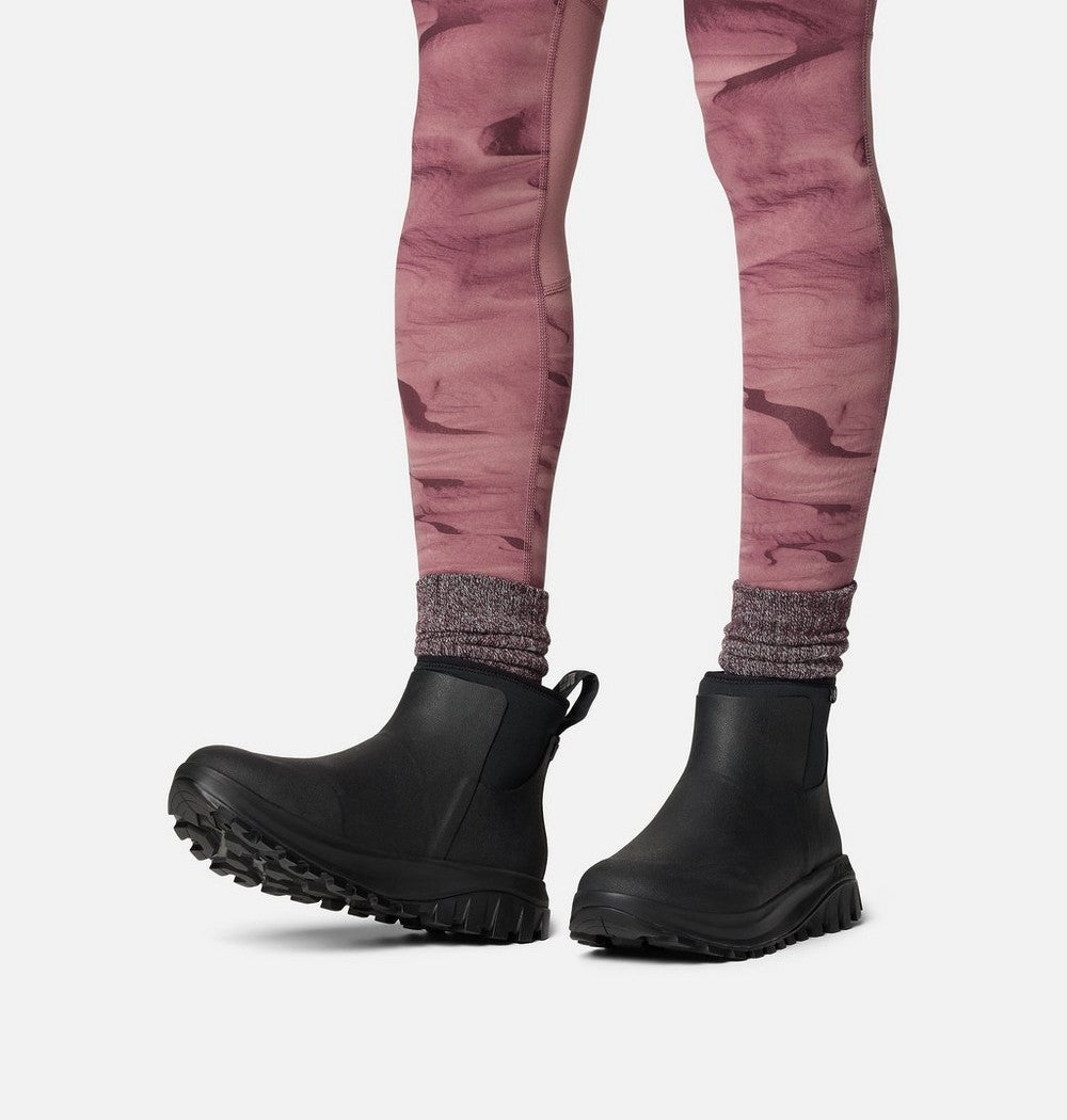 Women's Waterproof Rubber Boots - Black