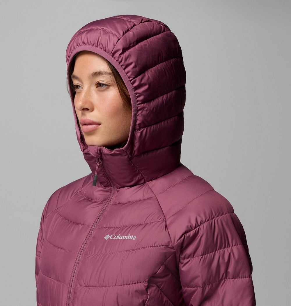 Women's Hooded Puffer Jacket - Navy