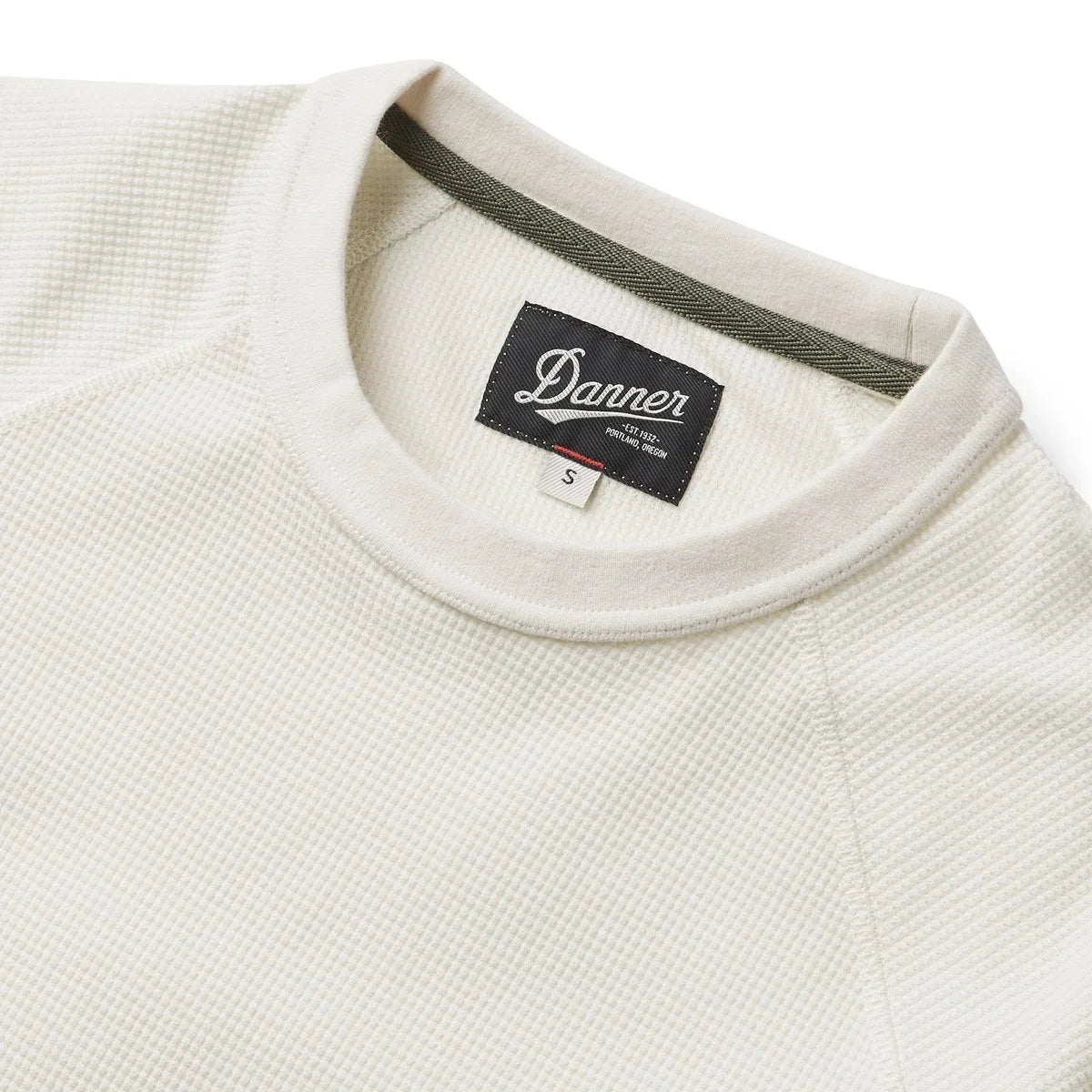 Waffle Knit Long Sleeve T-Shirt - Turtledove