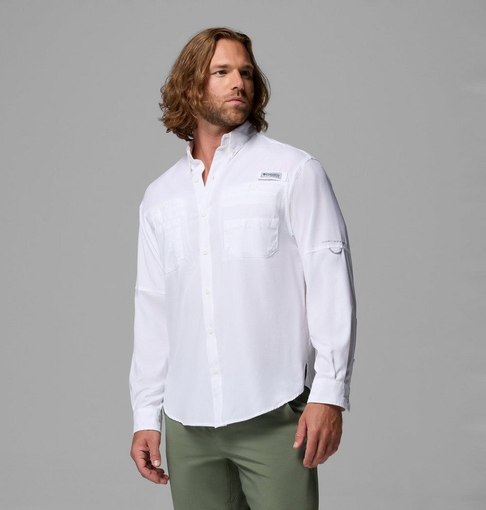 Men's Long-Sleeve Fishing Shirt - Teal