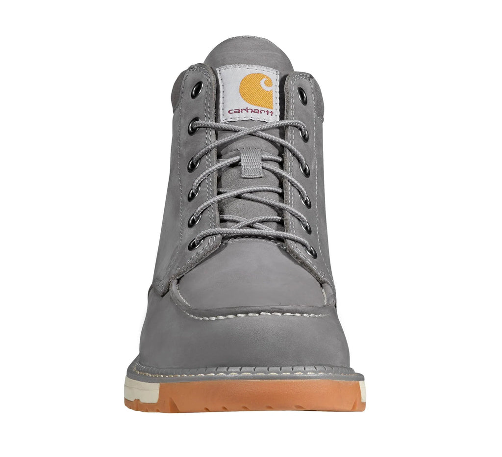 Moc Toe Wedge Work Boot - Gray