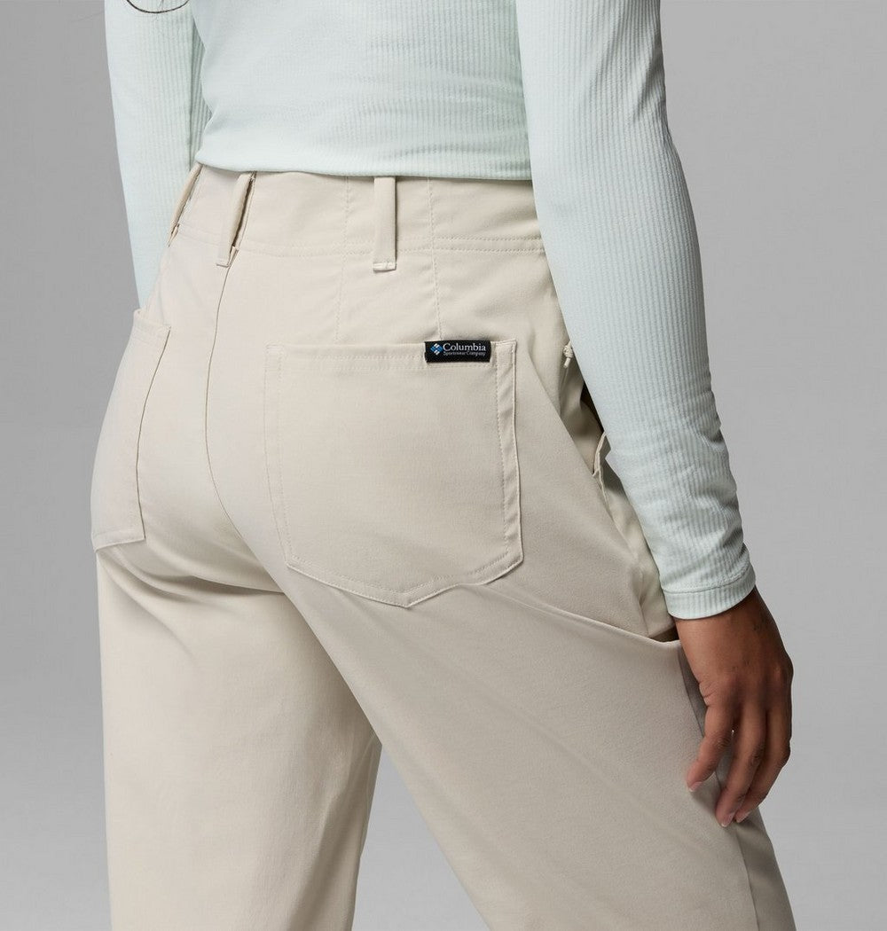 Women's Stretch Straight-Leg Pants - Green