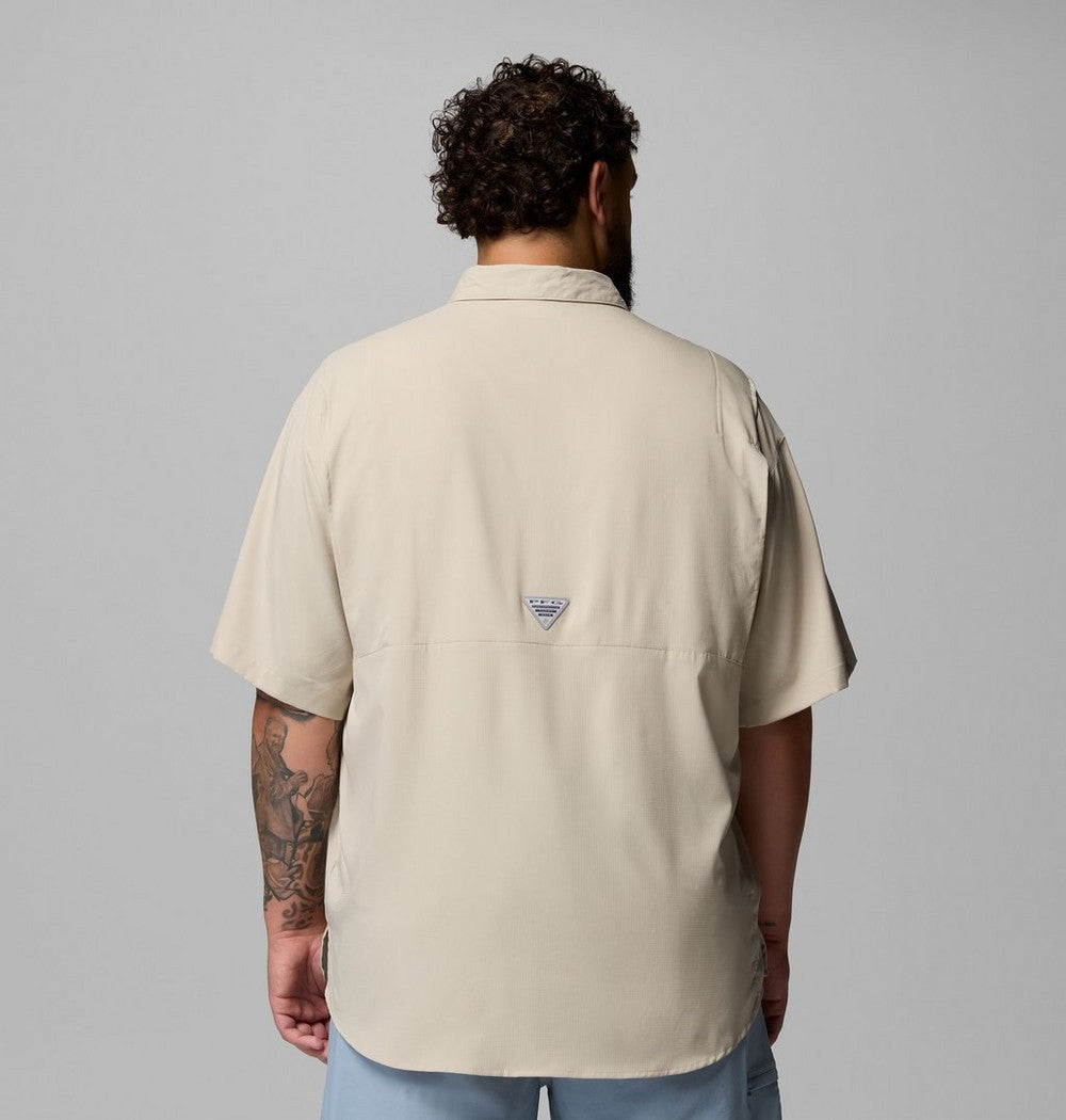 Men's Big UPF 40 Team Fishing Shirt - Tan
