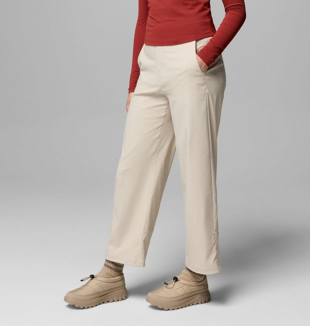 Women's Stretch Wide-Leg Pants - Green