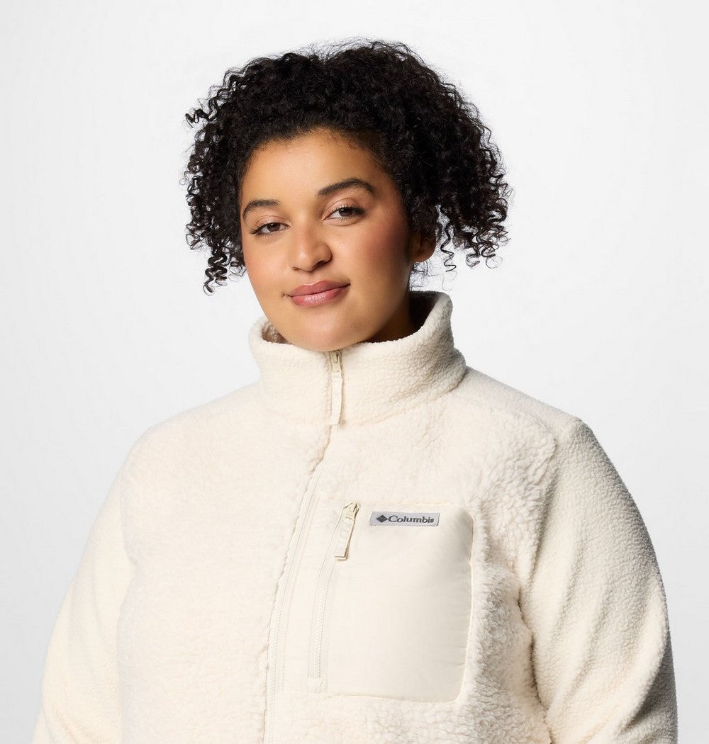 Women's Plus Sherpa Full-Zip Fleece - Grey