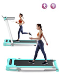 FYC 2-in-1 Under Desk Treadmill, 2.5HP, 41.3 x 15.6 inch, 265 Lbs Capacity, Green