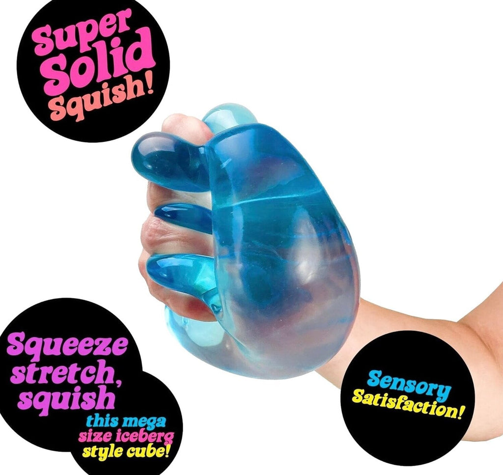 Nee Doh Nice Berg Square Sensory Toy, Blue, Ages 3+
