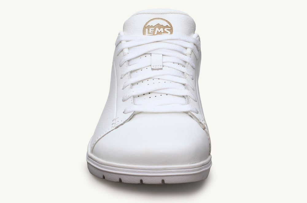 Women's Leather Court Sneaker - White