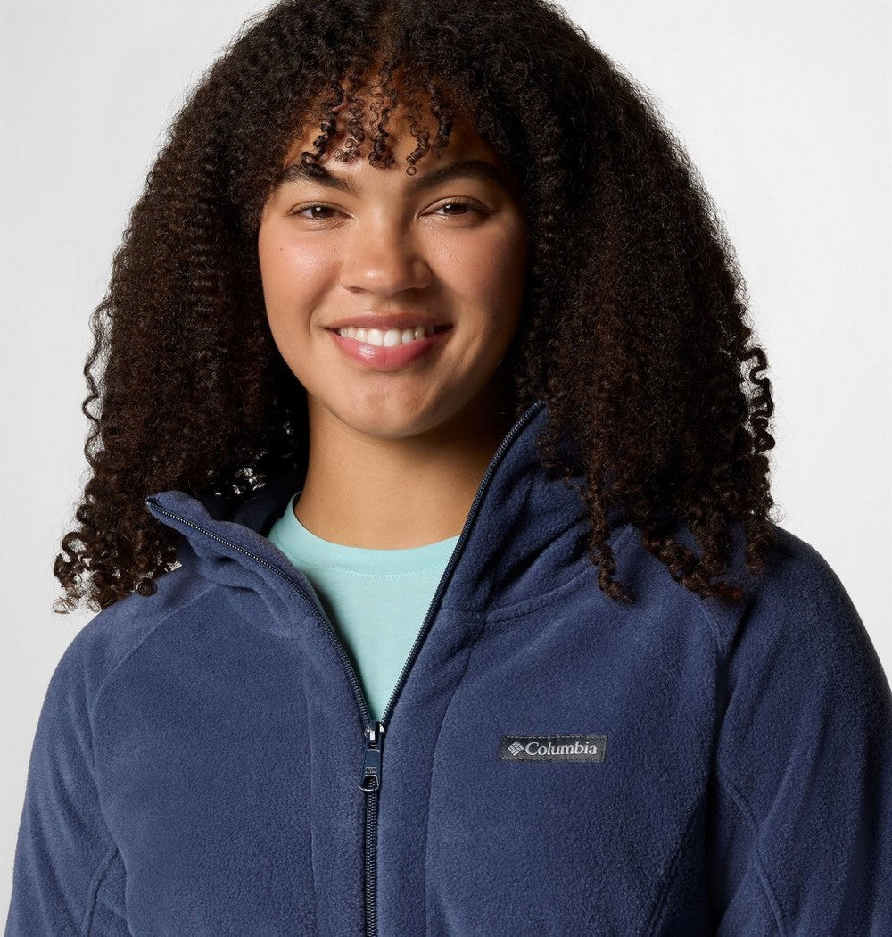 Women's Long Fleece Hoodie - Pink