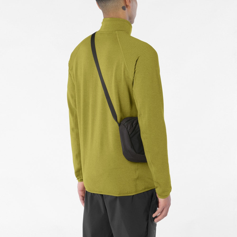 Men's Lightweight Half-Zip Fleece - Brown