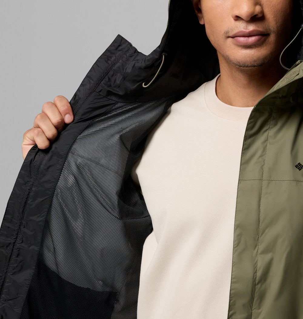 Men's Tall Waterproof Rain Jacket - Blue