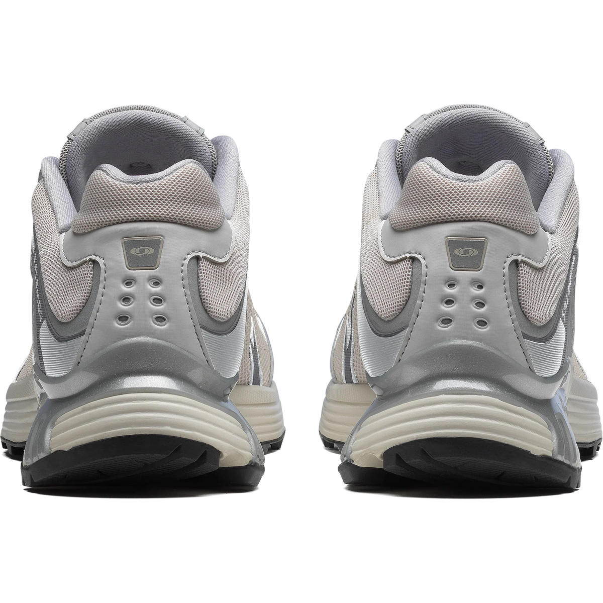 Layered Mesh Trail Sneaker - Silver