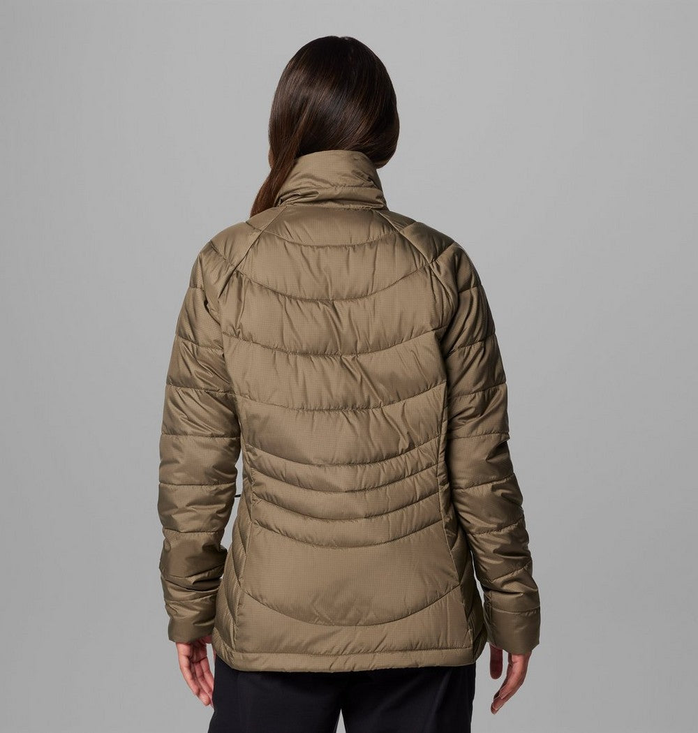 Women's Water-Resistant Insulated Jacket - Brown