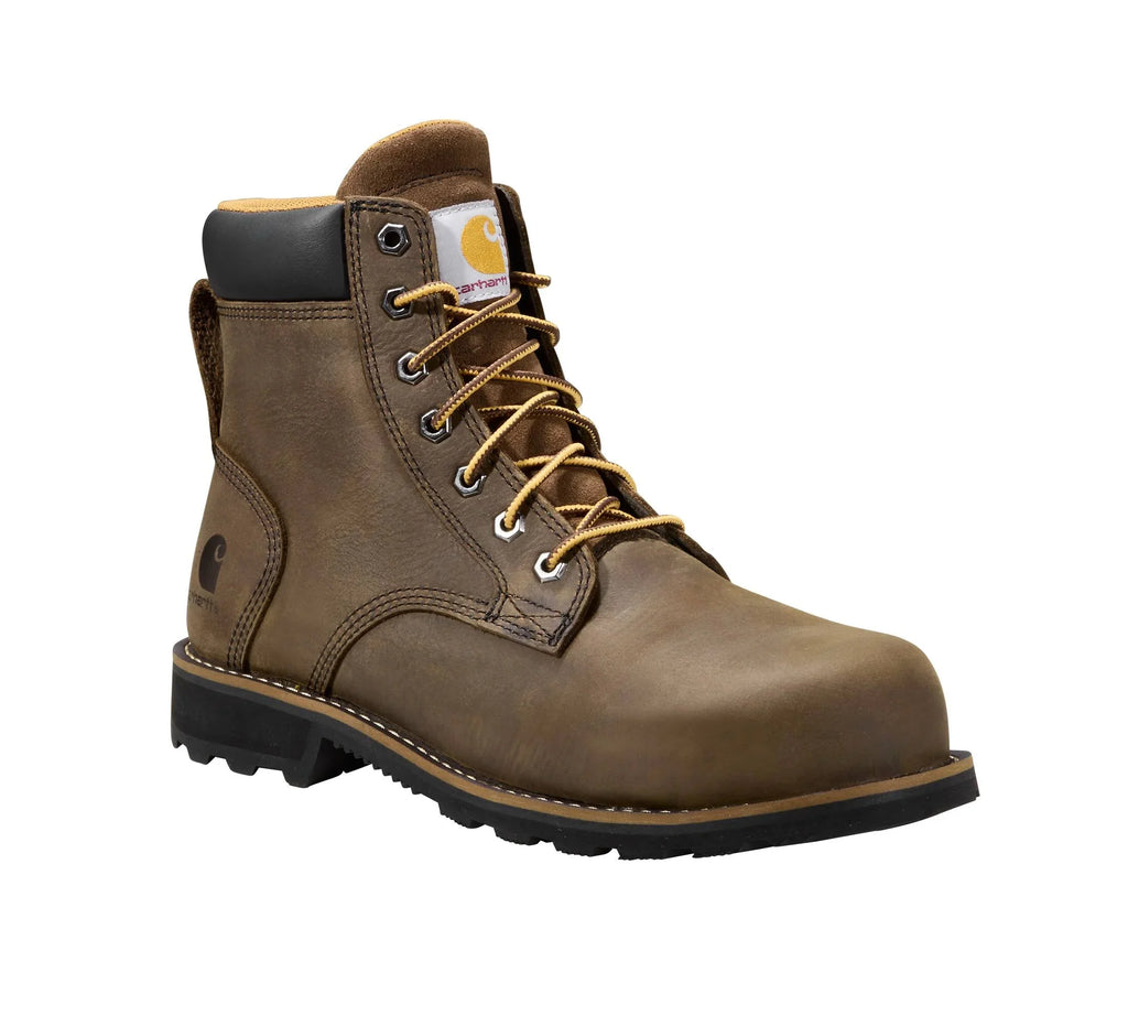 6-Inch Water-Resistant Composite Toe Work Boot - Brown