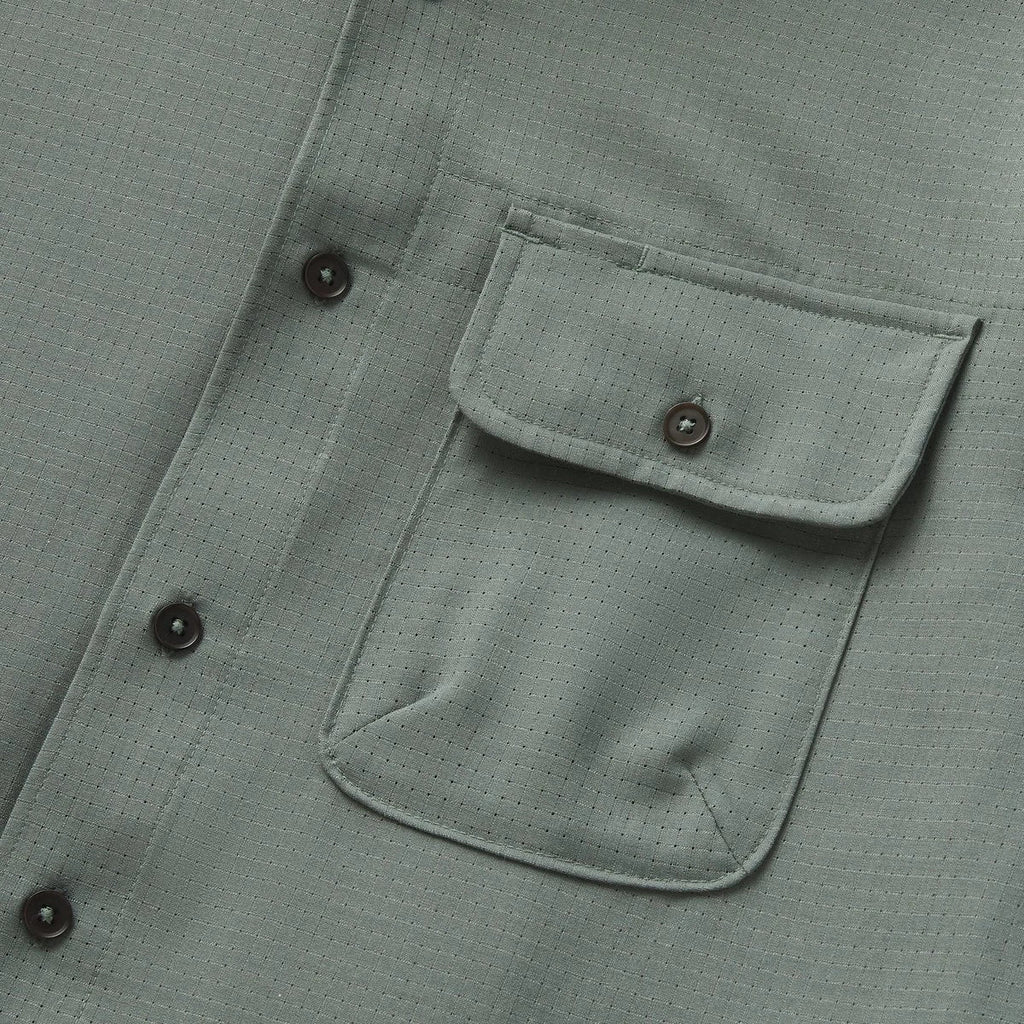 Men's Lightweight Wool Blend Trail Shirt - Green
